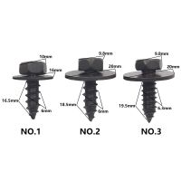 [HOT AIXUSACJWII 526] 20PCS Hexagon Self-Drilling Screw For Mercedes BENZ Fender Auto Metal Retainer Car Metal Clip Automotive Metal Fasteners