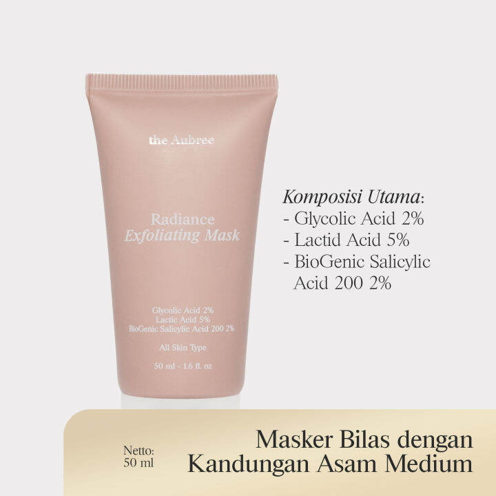 The Aubree Radiance Exfoliating Mask 50 ml Lazada Indonesia