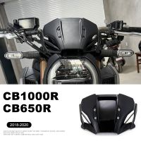 หมวกกระจกหน้ากระจกรถจักรยานยนต์ CB 650R ใหม่ที่เบนทางลมสำหรับ HONDA CB1000R 2018 -2020 CB650R 2019 2020 2021 2022