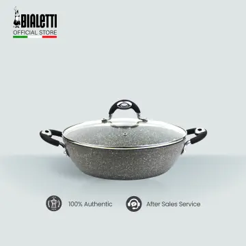 Bialetti Italian, 8, Non-Stick Saute Pan, 8 inch, Simply Green