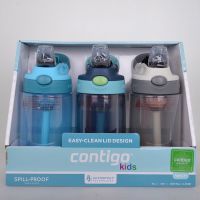 Contigo 2021 New Childrens Water Bottle Straw Cup Boys And Girls Cup 414Ml Water Cup Straight Drink Cup