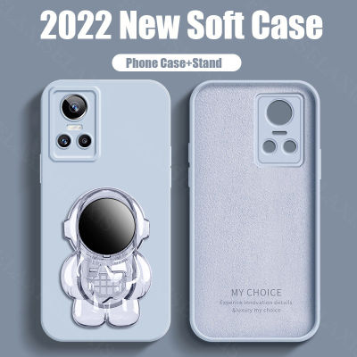แองเจิลตาซิลิโคนสำหรับ Realme GT Neo 3ปลอกโทรศัพท์อ่อนกับนักบินอวกาศยืน H Older 2022การออกแบบใหม่ปกหลัง-E2-1