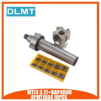 MT2 FMB22 / MT3 FMB22 M12 / MT4 FMB22 M16 + 400R 50 22 Face End Mill Cutter + 10pcs APMT1604 เม็ดมีดคาร์ไบด์สําหรับศูนย์ CNC