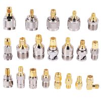 GTBL SMA to SMA BNC N F UHF Type Connectors Kits RF Adapter 20 TypeSMA Female to F MaleSMA Female to F Female