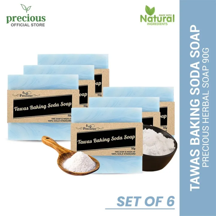 Precious Herbal Solutions Tawas Baking Soda body wash soap facial wash