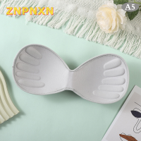 ZNPNXN 1คู่ผู้หญิงฤดูร้อนชุดว่ายน้ำ padding แทรกฟองน้ำโฟม Bra Pads หน้าอกคัพชุดชั้นในบิกินี่แทรกหน้าอก Pad ใหม่