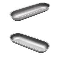 15 Pcs Hot Dog Mold Carbon Steel Sausage Non Stick Bakeware Oval Hot Dog Bun Baking Pan for DIY Homemade Bread Tool