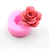 3D Bloom Rose ซิลิโคนแม่พิมพ์เค้ก3D ดอกไม้ fondant แม่พิมพ์ Cupcake Jelly Candy ช็อกโกแลตตกแต่งเบเกอรี่เครื่องมือ moulds