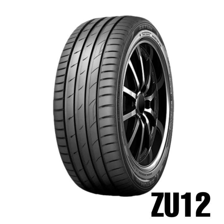 ยางรถยนต์-ขอบ19-zetum-245-40r19-รุ่น-zu12-4-เส้น-ยางใหม่ปี-2021-made-by-kumho