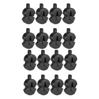 16PCS Tourte Style Violin Silencer Single Hole Practice Mute for All Violins Small Violas Ultra Practice Silencer Multicolor