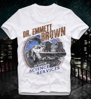 2023Newสำหรับบุรุษแบบใหม่เสื้อยืดผู้ชายฤดูร้อนกลับลำลอง Future กลับ Zukunft Doc Brown Mc Fly Retro Vintage Cult Movie Design T เสื้อ Tees