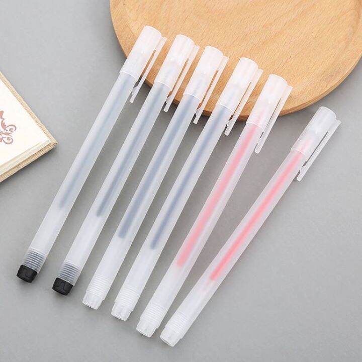 แบบใหม่-ล้าง-frosted-เจลปากกา-0-5mm-ballpen-เรียนรู้เครื่องเขียน-เครื่องใช้สำนักงาน