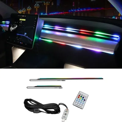 【CC】 Car Strip Interior Phantom Atmosphere USB Remote/APP Dreamcolor Lamps