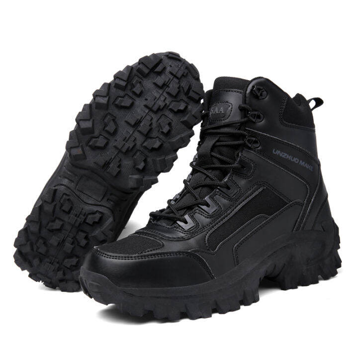 Tactical Boots Men's Boots Medium Cut Military Tactical Shoes Hiking Lazada PH