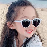 【hot sale】✆✽☫ D03 Children´s Sunglasses Retro Solid Color Ultraviolet-proof Round Glasses Eyeglass for Kids