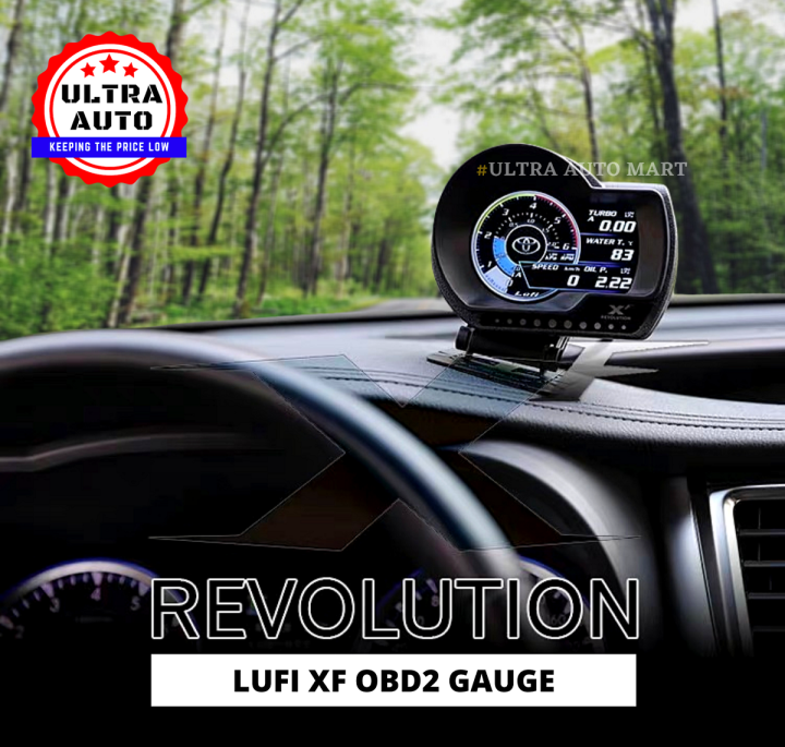 Lufi Xf Obd Meter International English Version Obd Obd Digital Smart Meter Gauge Lazada