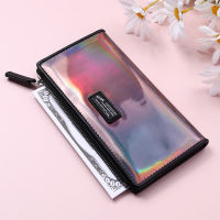 2021 New Laser Women Wallets Fashion Long Zipper Female Coin Purse Money Bag Credit Card Holder Ladies Clutch