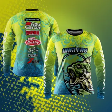 In stock] 2023 design Abu Garcia Edition Fishing Jersey OutFit Sublimation, Clothes Anti-UV fishing, Baju Pancing Long Sleeve