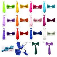 2 pcs Kid Boys Bowties Solid Ties NEW Bowties Gift Toddle Gift Accessories Krawatte Wedding Party Formal FA177 Boys Clothing