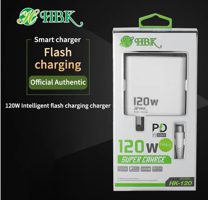 HBK 120W SINGLE OUTPUT CHARGER IOS, USB ,TYPE C CORD ONHAND SALE ...