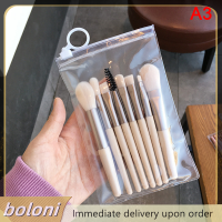 ? boloni 8pcs Mini Pro แปรงแต่งหน้าเริ่มต้น Matte ไม้จับแปรงนุ่มแบบพกพา