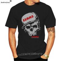 Claas tractor skull funny Man US so cool M-3 popular short-sleeved unisex T-shirt  A19S