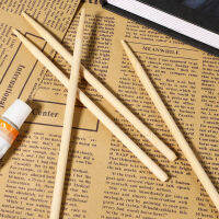 Hemoton 100 pcs scratch paper wood stylus tools การวาดสไตลัสไม้วาดแท่งไม้