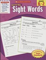 Scholastic success with sight words grade K-2 American Learning Success Series common words common words high frequency word exercise book kindergarten second grade English Enlightenment