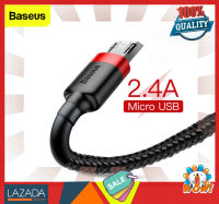 BASEUS สายชาร์จเร็ว สายถัก Android Micro USB รองรับ Fast Charge 2.4A สายชาร์จแอนดรอย สายไมโคร สายMicro