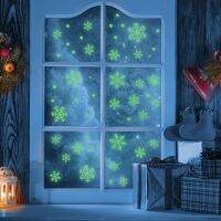 【cw】 LuminousWindow StickerChristmas Decorations ForKids Room Bedroom Navidad Natal NoelWall Decal 【hot】