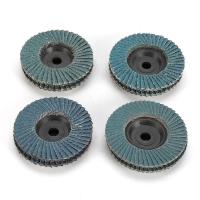 ℗✑♕ 1pc 3inch Flap Disc Sanding Wheels Zirconium Corundum Sanding Disc 40 60 80 120 Grit Grinding Wheels For Metal Polishing