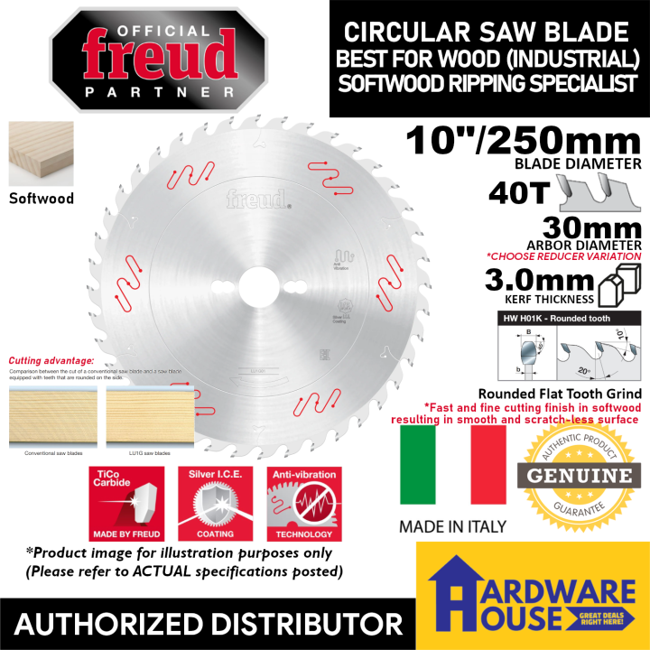 ORIGINAL FREUD 10" 40T Pinewood Specialist Premium Scratchless Ripping