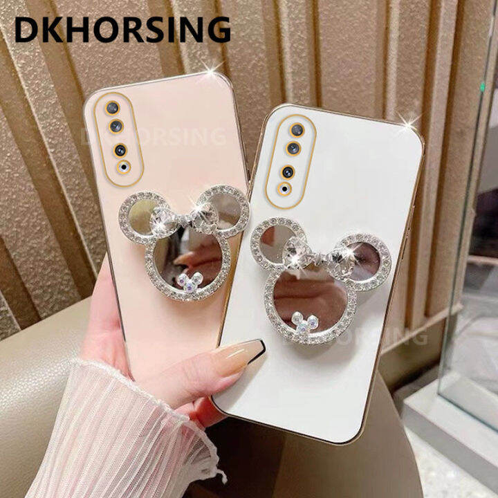 dkhorsing-ตัวยึดกระจกแต่งหน้าคริสตัลปลอกอ่อน-honor-90-5g-honor-90-lite-honor-70-lite-เคสโทรศัพท์-honor90ป้องกันเลนส์กล้องกันกระแทก-honor70-lite