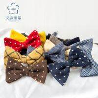 Plaid bow tie Jacquard mens bow tie factory direct supply Shengzhou polka dot mens bow tie Boys Clothing