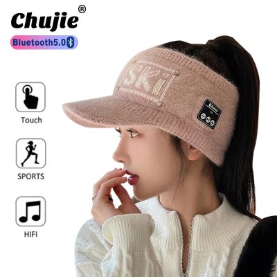 ZZOOI Wireless Headphones Bluetooth Sport Earphone Cap Winter Hands-free Call Music Knitted Baseball Hat Earbuds For All Smart Phones