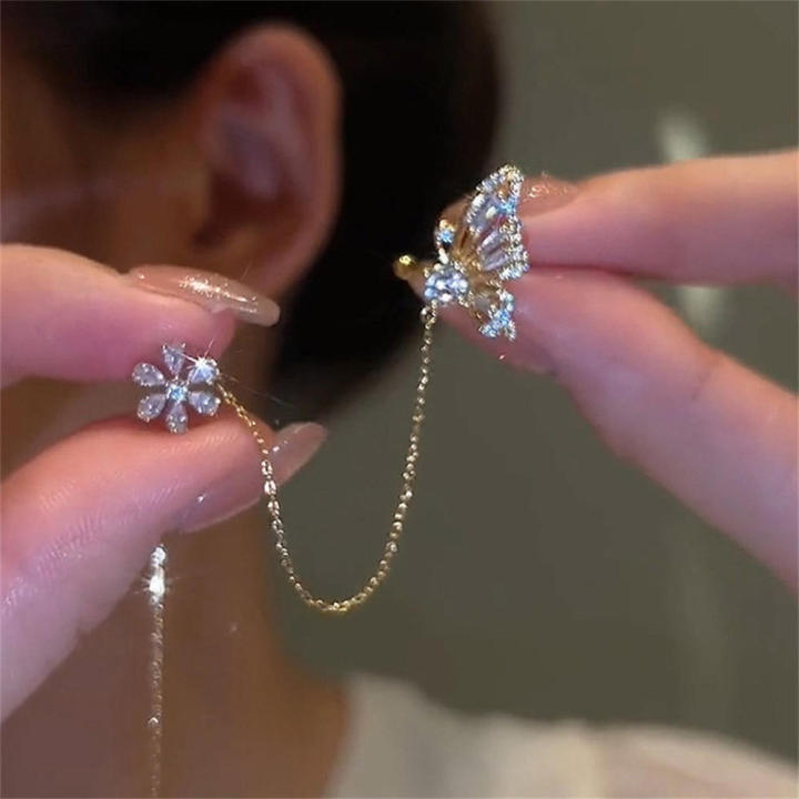 flower-earbone-clip-earrings-advanced-light-tassel-earrings-advanced-light-luxury-earclip-style-tassel-earrings-clip-small-design-clip-earrings