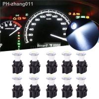 10PC T5 5050 Led Lamps 12V Car Gauge Speed Dash Bulb Dashboard Light Instrument Panel Accessory