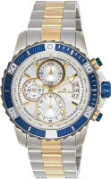 Invicta Mens Pro Diver Stainless Steel Quartz Watch with Stainless-Steel Strap, Two Tone, 22 (Model: 23994)