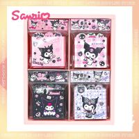 Sanrio Family Cartoon Notepad Portable Message Memo Notebook Kuromi Cinnamoroll Color Pages Notebook Students Supplies Wholesale