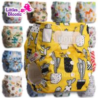 【CC】 [Littles amp;Bloomz] Size Reusable Nappy Washable  Baby Diaper STANDARD Hook-Loop Cover Wrap Insert