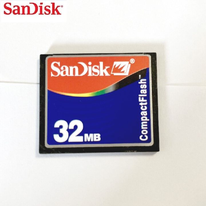 sandisk-cf-card-32mb-64mb-ของแท้การ์ด-cf-ระดับมืออาชีพความเร็วสูงสำหรับกล้องดิจิตอลกล้องวีดีโอดิจิตอลเครื่องบันทึกเสียง100