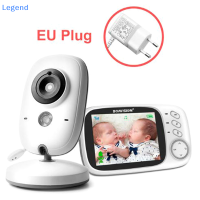 ?【Lowest price】Legend VB603 Video Baby Monitor 2.4G Wireless with 3.2นิ้ว LCD 2 WAY Audio Talk