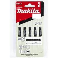 Makita ใบเลื่อยจิ๊กซอ ใช้ตัดไม้ ตัดพลาสติก B-13 ใช้กับรุ่นเสียบ (ยกแพ็ค5ใบ)   ราคาส่ง