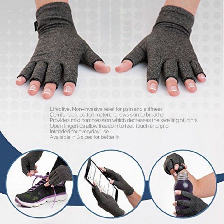 การบีบอัดถุงมือลดอาการปวดข้อหน้าจอสัมผัสถุงมือเสริมข้อมือผ้าฝ้ายบรรเทาอาการปวดข้อต่อรั้งมือ-ache-ปวดบรรเทาร่วม-warm