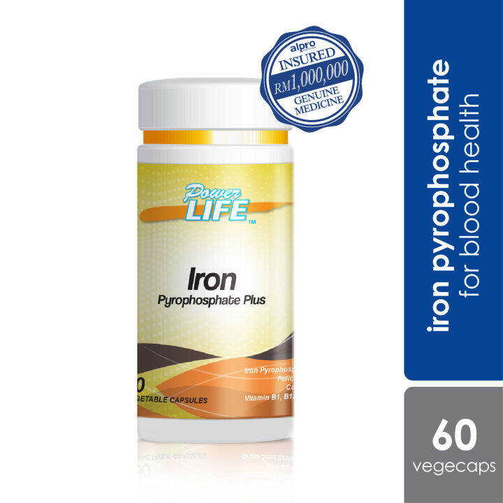 Powerlife Iron Plus 60s High Iron Absorption For Red Blood Cells