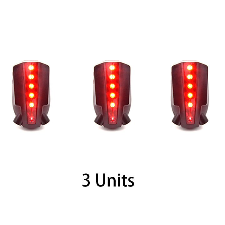 1หน่วย2หน่วย3หน่วย4หน่วยเลเซอร์ด้านหลังจักรยานจักรยานไฟท้าย-beam-คำเตือนความปลอดภัยโคมไฟสีแดงขี่จักรยานแสง-luz-bicicleta-luces