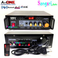 A-ONE เครื่องเสียง ขยายเสียง แอมป์ AC DC Amplifier Bluetooth USB รุ่น AV-2277 D13