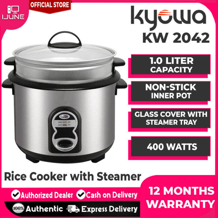 Kyowa KW2042 Rice Cooker with Steamer 1.0L Lazada PH