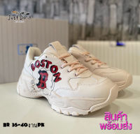 [ Just do it 1999 ] รองเท้าMLB Big Ball Chunky Like Boston Red Sox New 2021 SIZE.36-40 ครีมแดง น้ำหนักเบา ใส่สบาย ทรงสวย รองเท้าแฟชั่น รองเท้าลำลอง รองเท้าเพิ่มความสูง