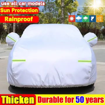 3XL Full Car Cover Waterproof Dust Outdoor UV Sun Protection For Sedan  Universal
